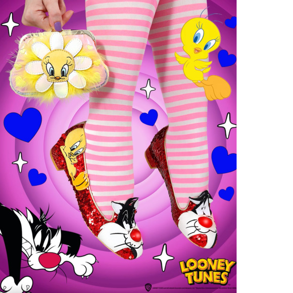 Irregular Choice Looney Tunes OH SO Tweety Pie Coin Purse Yellow Handbag Bag New - Picture 2 of 7
